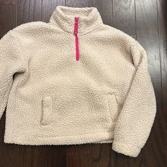 Gap Kids Half Zip Sherpa Pullover Size M (8) - Picture 1 of 9